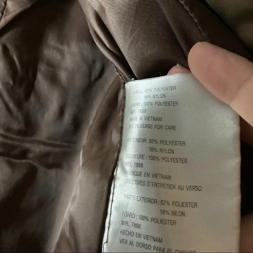 MICHAEL KORS Quilted Jacket Fall Winter Outerwear Coat Snap Close Size Large - Picture 10 of 12